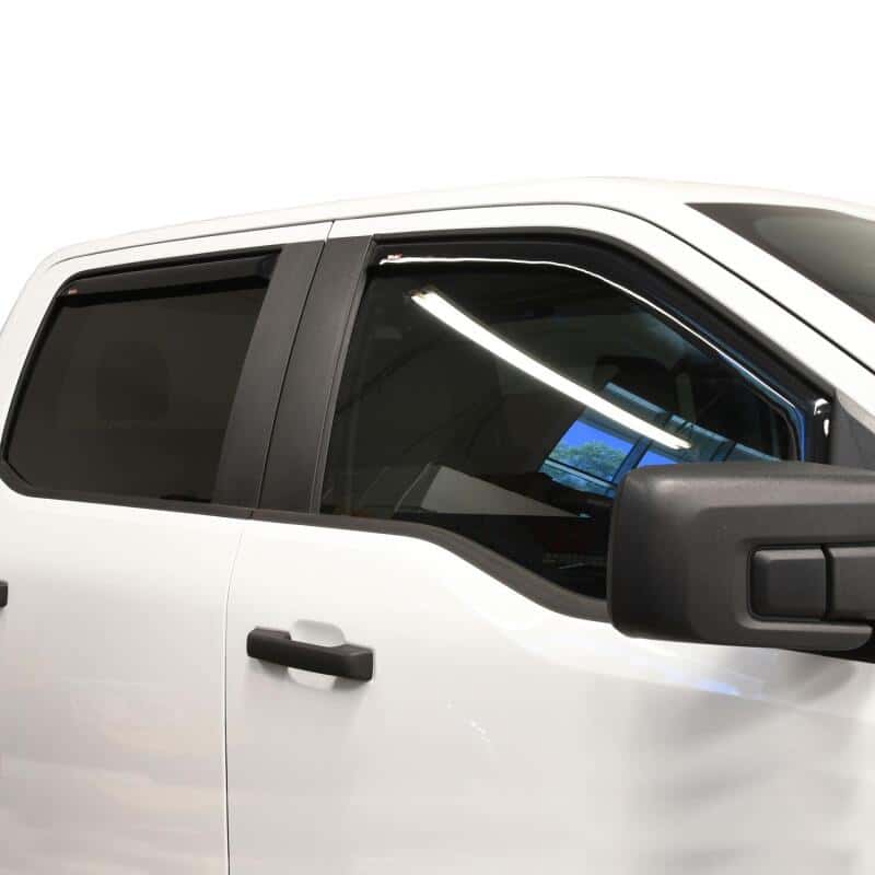 Westin — Westin 2015-2018 Ford F-150 SuperCrew In-Channel Wind Deflector 4pc - Smoke
Side Window Vent - view 3