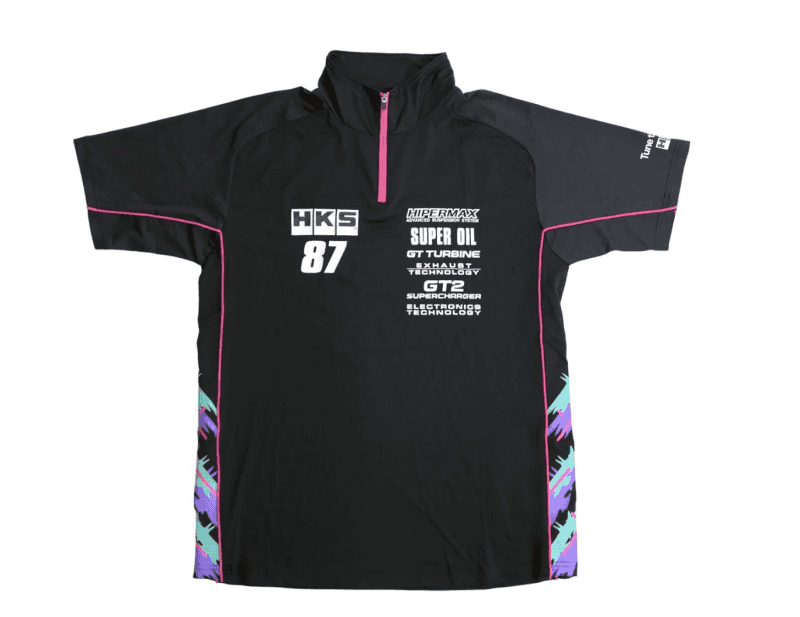 HKS — HKS TEAM HALF ZIP POLO SHIRT 2025 L - view 2