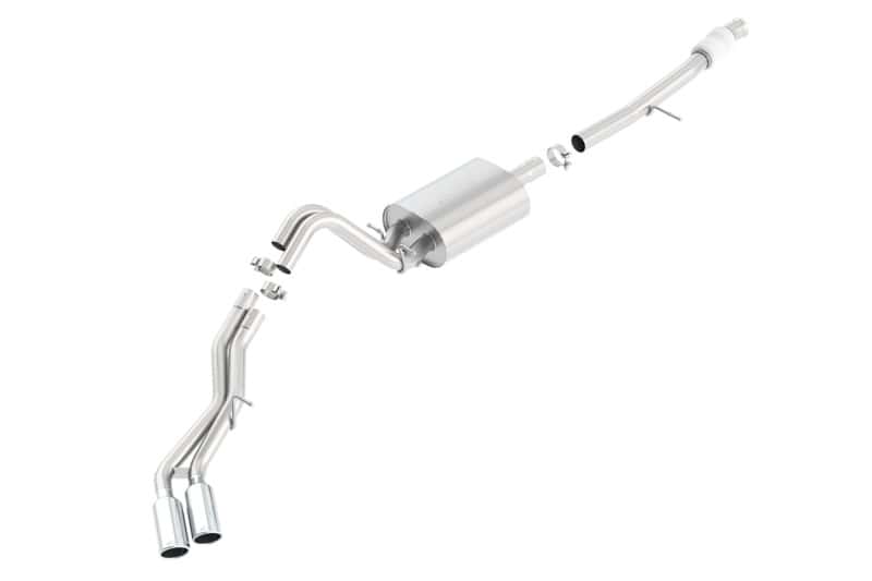 Borla — Borla Touring Cat Back 15-16 Chevy Suburban 5.3L V8 2.75in, 2.25in Dual Same Side Exit 4in Tips
Cat-Back System
ExhstSysKt - view 4