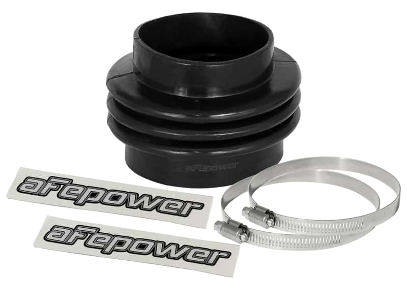 aFe — aFe Magnum FORCE Intake Coupling Kit (3-1/2 IN ID to 4 IN ID x3-1/2 IN L) Straight Bellow- Black
Intake Coupling Kit - view 1
