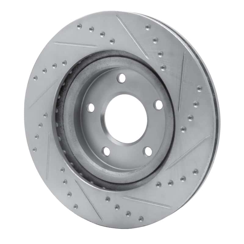 R1 Concepts — R1 07-25 Chrysler SEBRING Front Left Drilled & Slotted Silver Brake Rotor
R1 Brake Rotor Drill - view 4