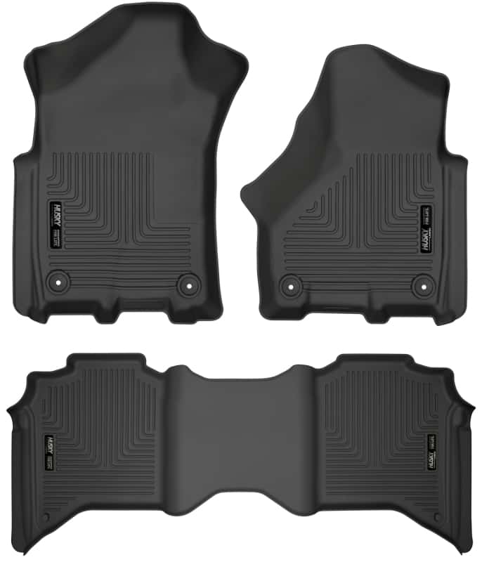 Husky Liners — Husky Liners 19-21 Ram 2500/3500 Crew Cab Weatherbeater Black Front & 2nd Seat Floor Liners
Weatherbeater Series
Floor Liners - view 1