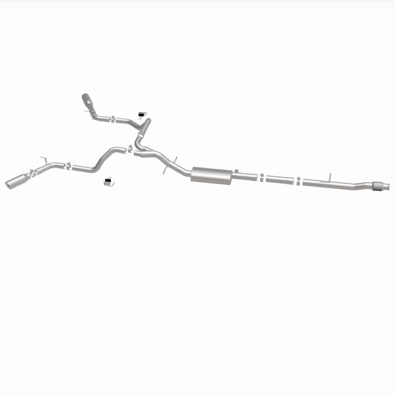 Magnaflow — MagnaFlow 2019 Chevy Silverado 1500 V8 5.3L Street Series Dual Split Exit Exhaust w/ Polished Tips
Cat-Back - view 12