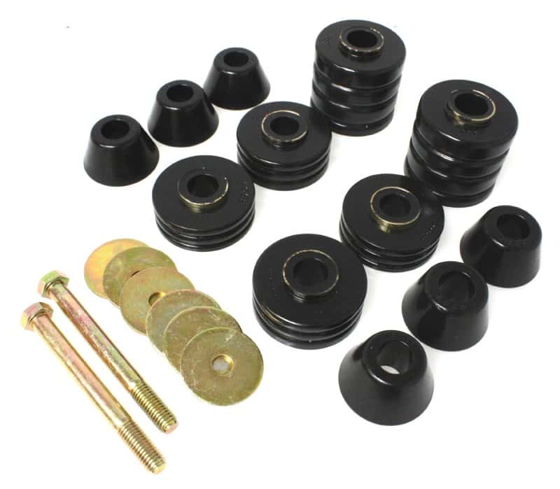 Energy Suspension — Energy Suspension 73-80 GM C2500/C3500/K1500/K20/K30 Body(cab) Mount Set
BodyMntBshKt - view 1