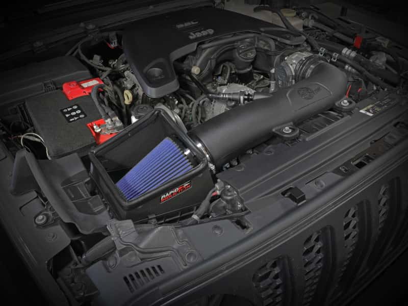 aFe — aFe Rapid Induction Pro 5R Cold Air Intake System 18-21 Jeep Wrangler(JL)/Gladiator(JT) 3.6L
Cold Air Intake - view 9