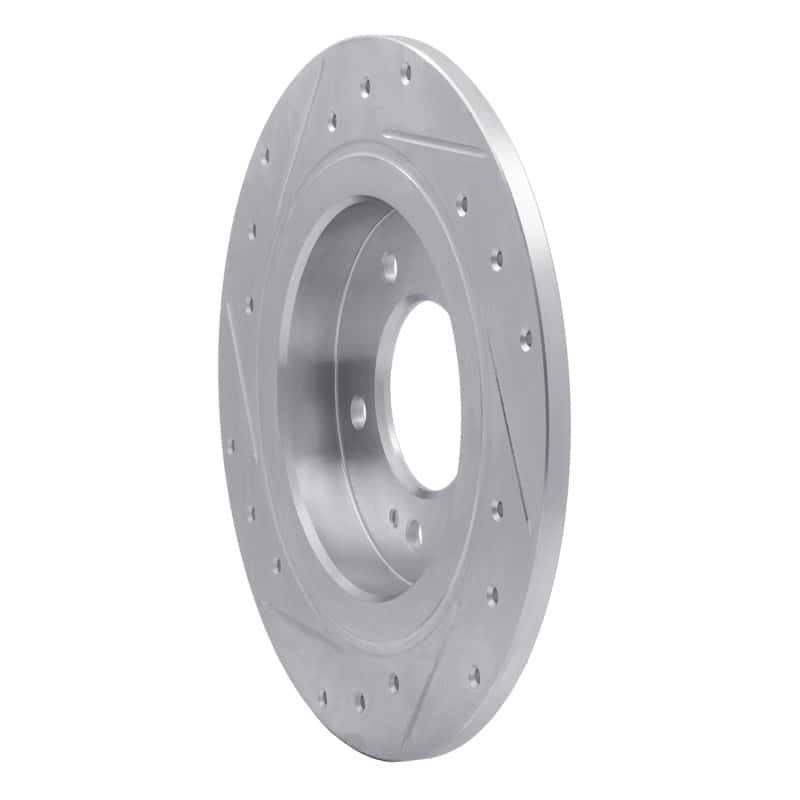 R1 Concepts — R1 13-25 Hyundai Elantra GT Rear Right Drilled & Slotted Silver Brake Rotor
R1 Brake Rotor Drill - view 4