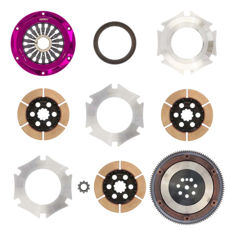 Exedy — Exedy 1996-1996 Mitsubishi Lancer Evolution IV L4 Hyper Triple Cerametallic Clutch Rigid Pull Type
Hyper Multi Series
Clutch Kit - view 3