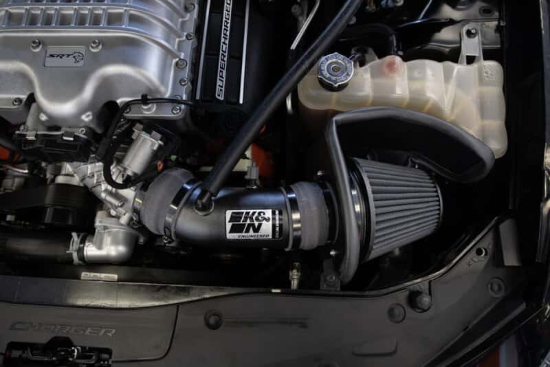 K&N Engineering — K&N 17-23 Dodge Charger/Challenger Hellcat SC 6.2L V8 DRYFLOW Performance Air Intake System
Air Intake System - view 5