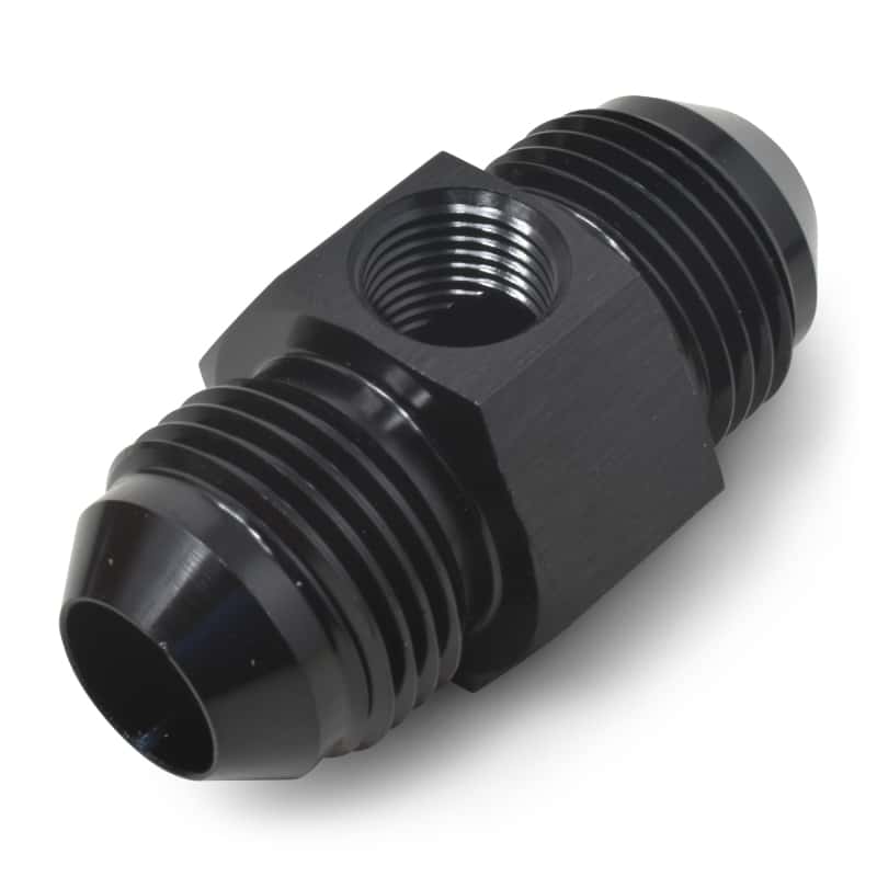Russell — Russell Fitting -8 An Union With 1/8in Npt Pressure Port Blk Anodize
Adapter Fitting - view 4