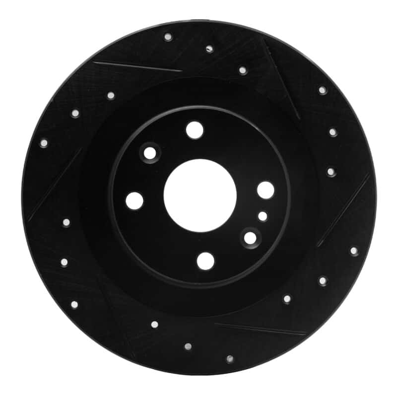 R1 Concepts — R1 01-05 Mazda Miata Rear Right Drilled & Slotted Black Brake Rotor
R1 Brake Rotor Drill - view 1
