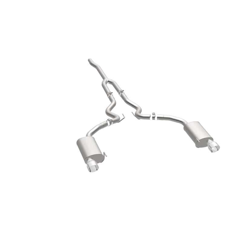 Magnaflow — MagnaFlow Cat Back, SS, 2.5in, Street, Dual Split Polished 4.5in Tips 2015 Ford Mustang Ecoboost
Cat-Back - view 20