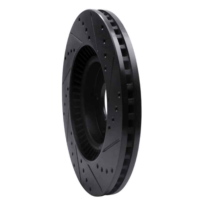 R1 Concepts — R1 15-20 Kia Sorento Front Left Drilled & Slotted Black Brake Rotor
R1 Brake Rotor Drill - view 4