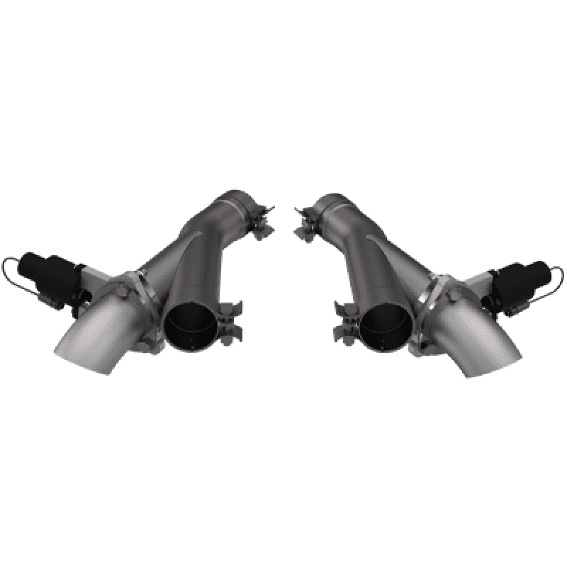 QTP — 2012-2022 Jeep Grand Cherokee SRT Trackhawk Dodge Durango SRT QTP Aggressor Cutout Pipes - view 3