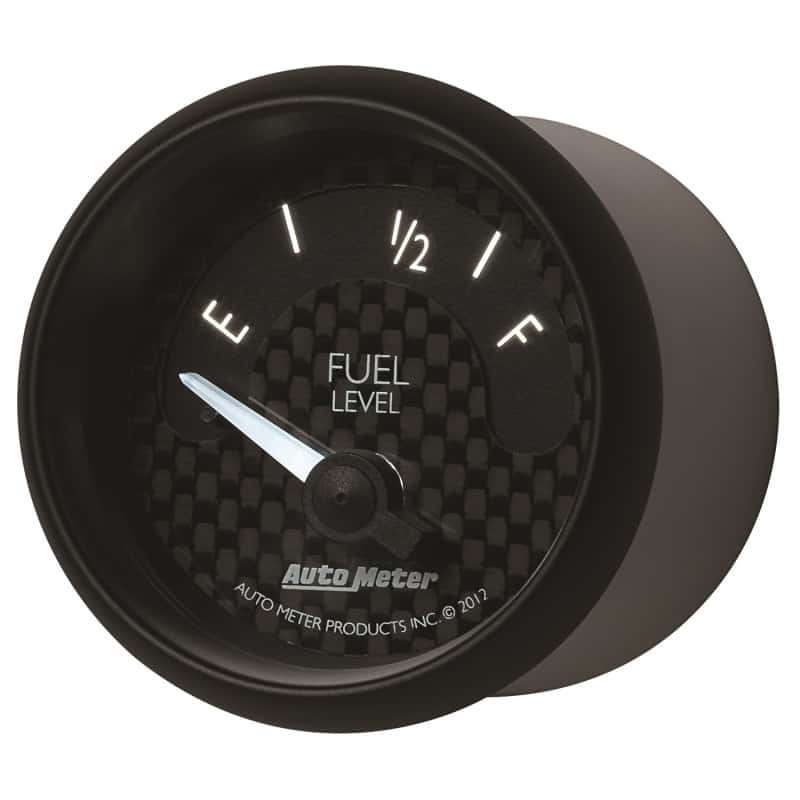 AutoMeter — Autometer GT Series 52mm Short Sweep Electronic 73-10 ohms Fuel Level (For most Ford and Chrysler)
2-1/16" FUEL LEVEL, - view 8
