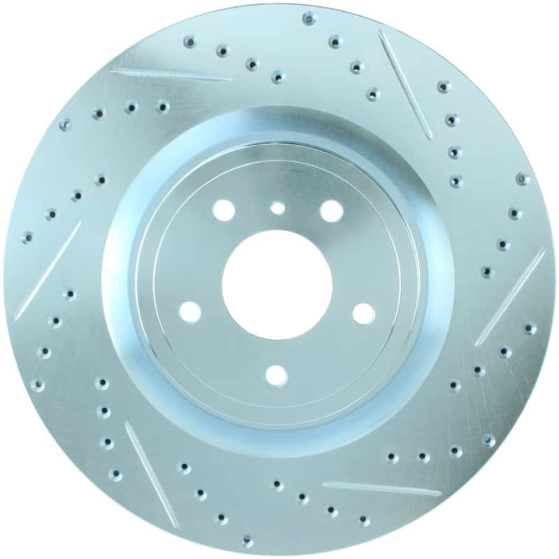 Stoptech — StopTech Select Sport Nissan Slotted and Drilled Front Left Rotor
Drill/Slotted Rotor
Disc Brake Rotor - view 1