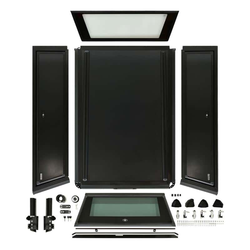 Westin — Westin EXP Truck Cap COMPLETE KIT A + BS (24-25 Toyota Tacoma DC 6ft. Bed) - Black - view 9