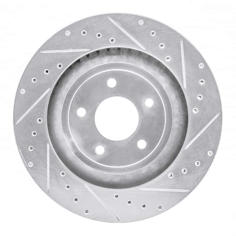 R1 Concepts — R1 08-14 Chrysler 200 Front Right Drilled & Slotted Silver Brake Rotor
R1 Brake Rotor Drill - view 1