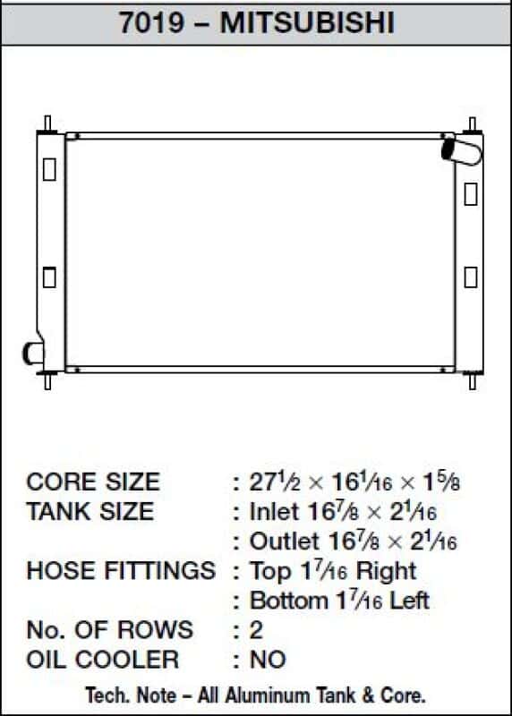 CSF — CSF 08-15 Mitsubishi Lancer Evo X Radiator
CSF Radiator - view 5