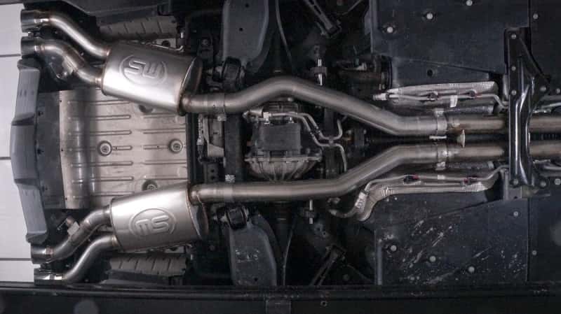 Stainless Works — Stainless Works 2016-18 Cadillac CTS-V Sedan Catback System Resonated X-Pipe Dual-Mode Mufflers
Exhaust System - view 15