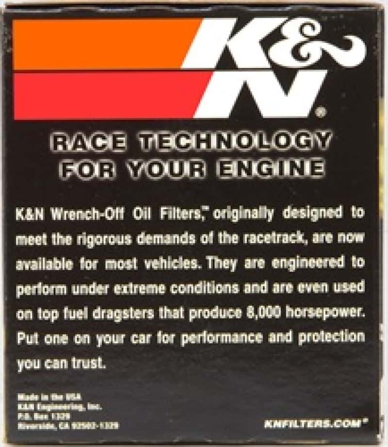 K&N Engineering — K&N Oil Filter OIL FILTER; AUTOMOTIVE - view 9