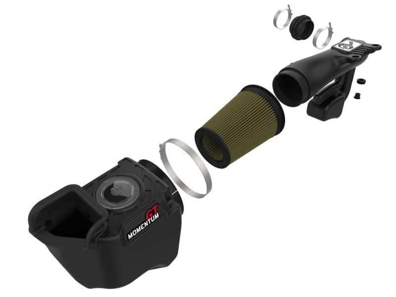 aFe — aFe Momentum GT Pro GUARD 7 Cold Air Intake System 12-18 Jeep Wrangler JK V6 3.6L
Momentum GT Intake - view 6