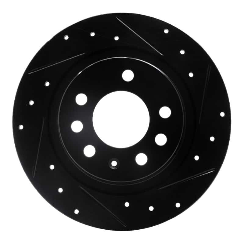 R1 Concepts — R1 85-92 Chevrolet Camaro Rear Right Drilled & Slotted Black Brake Rotor
R1 Brake Rotor Drill - view 1