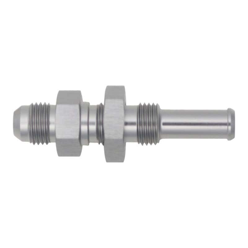 DeatschWerks — DeatschWerks 6AN Male Flare to Straight 3/8in Single Hose Barb - Anodized DW Titanium
Lines & Fittings - view 1