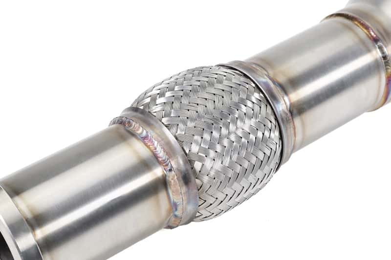 Perrin Performance — PERRIN 22-25 Subaru WRX Stainless Steel Midpipe w/Resonator 3in. (Fits OEM/Aftermarket Mufflers) - view 2
