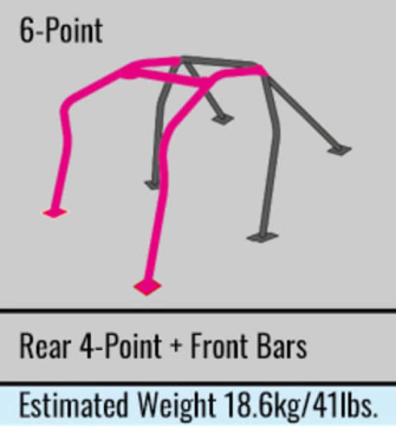 Cusco — Cusco Chro-moly Roll Cage 6P S13 W/ SUNROOF (S/O / No Cancel) - view 4
