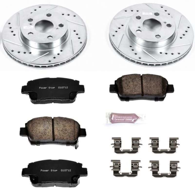 PowerStop — Power Stop 04-09 Toyota Prius Front Z23 Evolution Sport Brake Kit - view 1