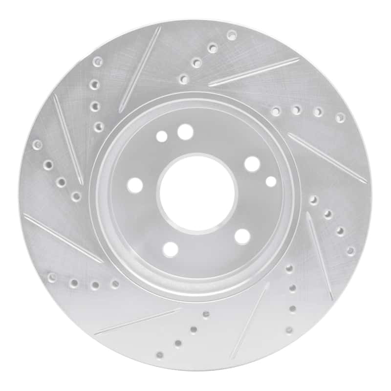 R1 Concepts — R1 96-11 Chrysler Crossfire Front Right Drilled & Slotted Silver Brake Rotor
R1 Brake Rotor Drill - view 5