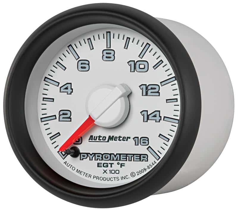 AutoMeter — Autometer Factory Match 52.4mm Full Sweep Electronic 0-1600 Deg F EGT/Pyrometer Gauge
2-1/16" PYROMETER KI - view 2