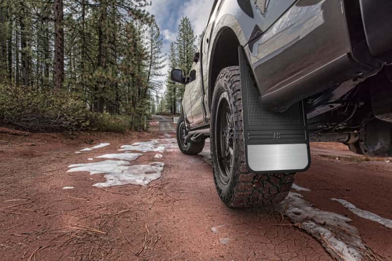 Husky Liners — Husky Liners Universal 12in Wide Black Rubber Rear Mud Flaps w/o Weight
Mud Flaps - view 5