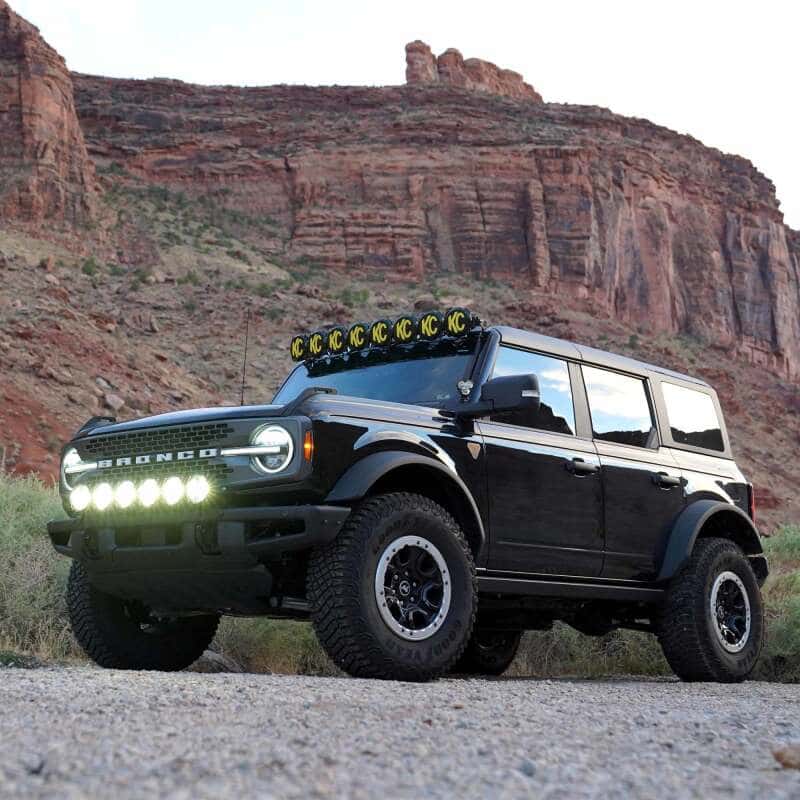 KC HiLiTES — KC HiLiTES 21+ Ford Bronco 39in. Gravity LED Pro6 Light Bar Kit Front Bumper - view 22