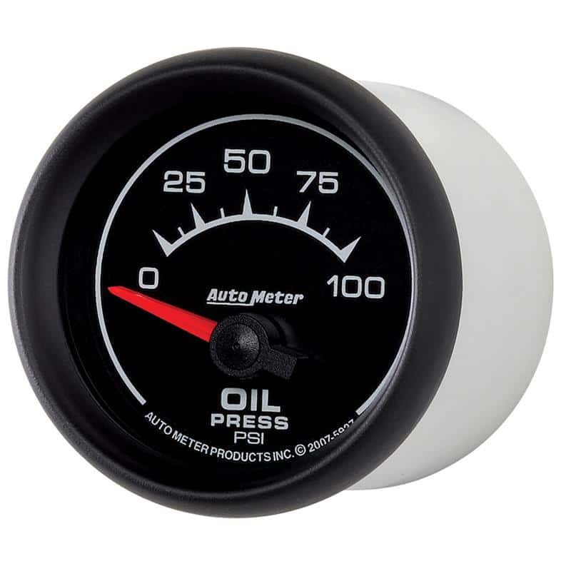 AutoMeter — Autometer ES 52mm 100 PSI Short Sweep Electric Oil Pressure Gauge
GA 2" OP 100PSI E ES - view 3