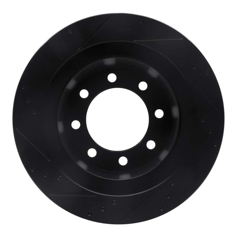 R1 Concepts — R1 03-08 Dodge Ram 3500 Rear Right Drilled & Slotted Black Brake Rotor
R1 Brake Rotor Drill - view 5