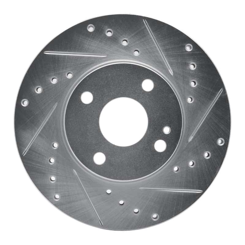 R1 Concepts — R1 94-02 Mazda Miata Front Right Drilled & Slotted Silver Brake Rotor
R1 Brake Rotor Drill - view 1
