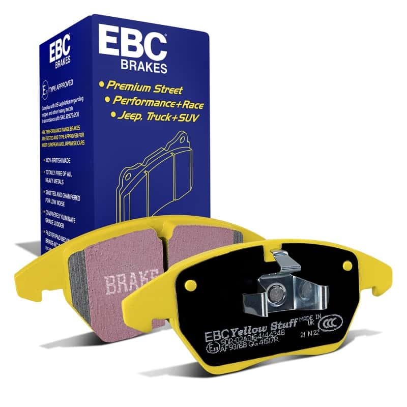 EBC — EBC 06-13 Audi A3 2.0 Turbo (Girling rear caliper) Yellowstuff Front Brake Pads
Disc Brake Pad - view 2