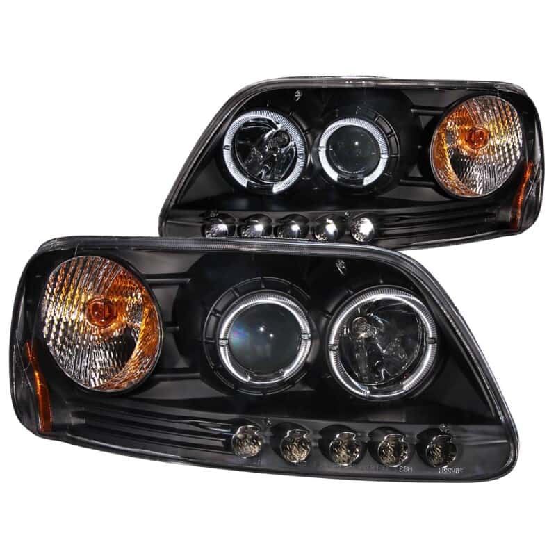 ANZO — ANZO 1997.5-2003 Ford F-150 Projector Headlights w/ Halo and LED Black 1pc
Head Light Set
HdLtSet - view 2