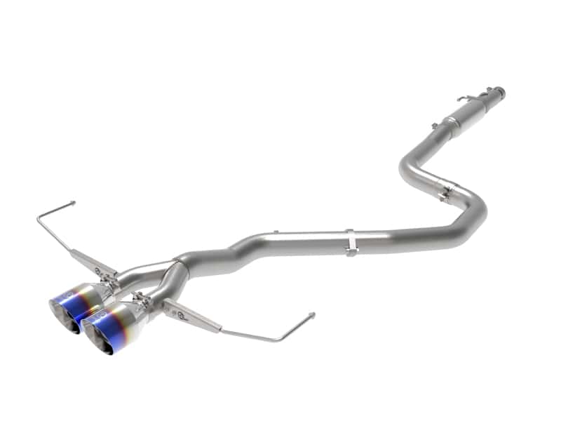 aFe — aFe Takeda Exhaust Cat-Back 19-20 Hyundai Veloster 304SS Blue Flame Dual Tips Exhaust
Cat-Back Exhaust - view 1