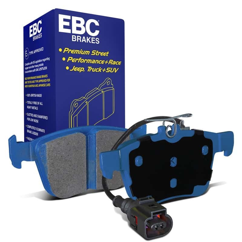 EBC — EBC 2018+ Audi TT RS Quattro 2.5L Turbo Bluestuff Rear Brake Pads
Disc Brake Pad - view 1