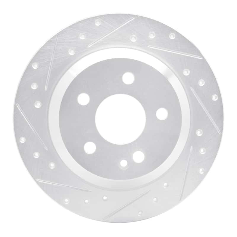 R1 Concepts — R1 16-23 Mercedes-Benz Viano (Mexico) Rear Left Drilled & Slotted Silver Brake Rotor
R1 Brake Rotor Drill - view 1
