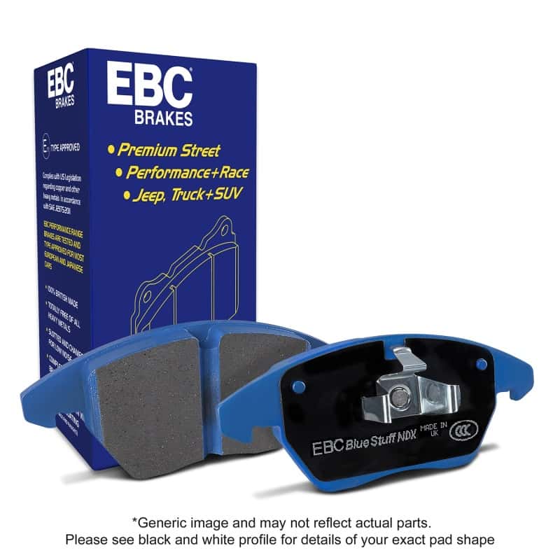 EBC — EBC 13-16 Mercedes-Benz GL63 AMG 5.5 Twin Turbo Bluestuff Rear Brake Pads
Disc Brake Pad - view 2