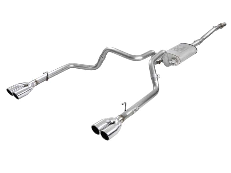 aFe — aFe Vulcan Series 3in-2-1/2in 304 SS Cat-Back 2019 GM Silverado 1500 V8-5.3L w/ Polished Tips
Cat-Back Exhaust - view 1