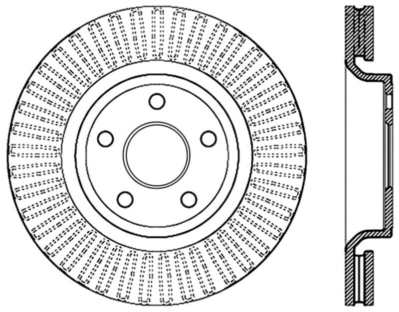 Stoptech — StopTech Slotted Sport Brake Rotor 11-17 Jeep Grand Cherokee (Excludes SRT8)
Sport Slotted Rotor
Disc Brake Rotor - view 1