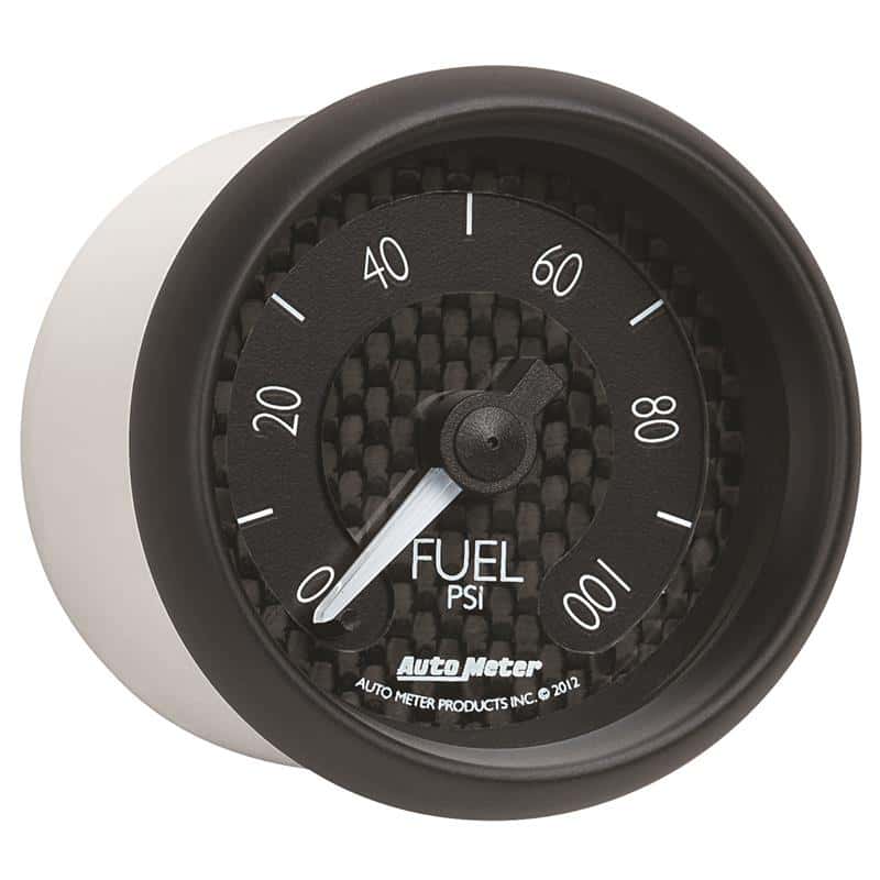 AutoMeter — Autometer GT Series 52mm Full Sweep Electronic 0-100 PSI Fuel Pressure Gauge
2-1/16" FUEL PRESS, - view 6