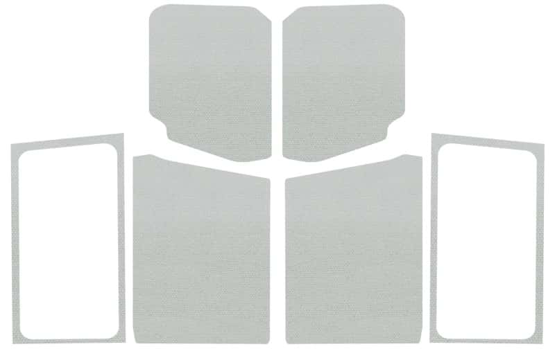 DEI — DEI 18-23 Jeep Wrangler JL 2-Door Boom Mat Complete Headliner Kit - 7 Piece - White
Sound Dampening Kit - view 7