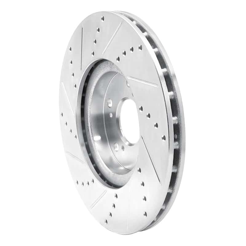 R1 Concepts — R1 04-08 Acura TL Front Right Drilled & Slotted Silver Brake Rotor
R1 Brake Rotor Drill - view 4