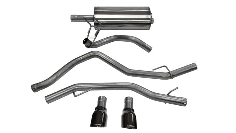 CORSA Performance — Corsa 09-18 Dodge Ram 1500 4.7L/5.7L V8 Quad/Crew Cab/Short Bed Black Dual Rear Exit Cat-Back Exhaus
Exhaust - view 3