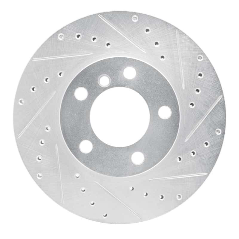 R1 Concepts — R1 11-16 Mini Cooper Paceman Front Right Drilled & Slotted Silver Brake Rotor
R1 Brake Rotor Drill - view 1